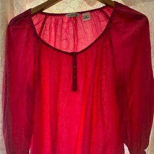 Liz Claiborne Women's Bright Pink Blouse